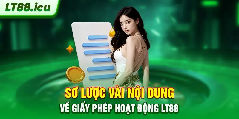 Sơ lược vài nội dung về giấy phép hoạt động LT88