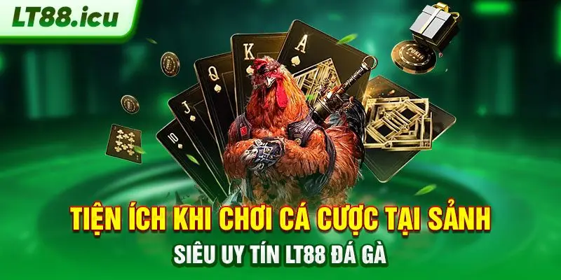 Tiện ích khi chơi cá cược tại sảnh siêu uy tín LT88 đá gà